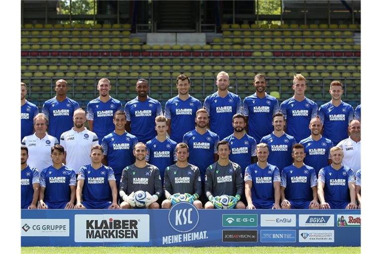 KSC-Mannschaftsfoto 2019/20. Foto: Michael Deines/Archivbild