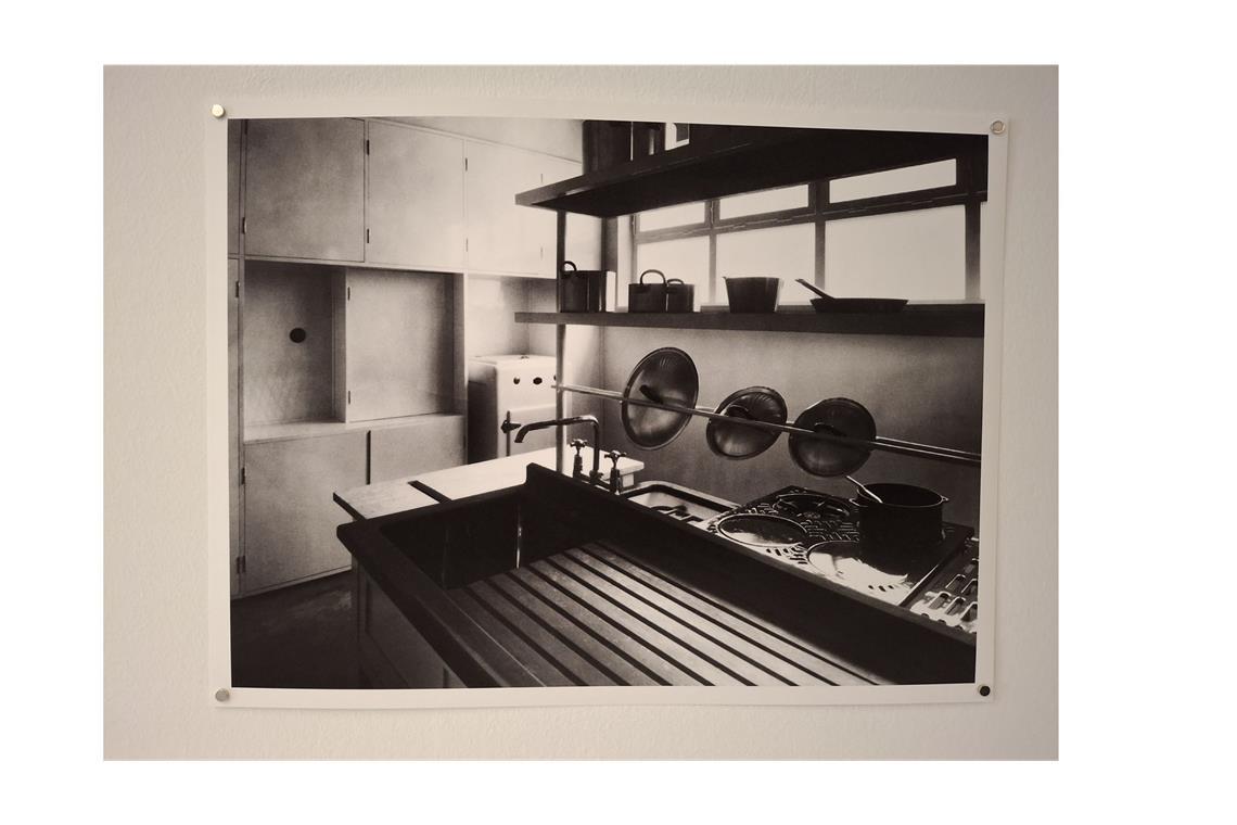 Küchen-Foto von Otto Lossen im Haus von Hans Scharoun und  . . .