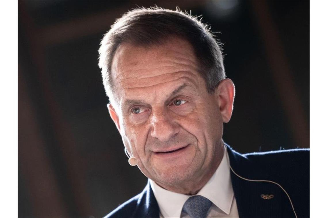 Kündigte seinen Abschied als DOSB-Präsident an: Alfons Hörmann. Foto: Fabian Strauch/dpa