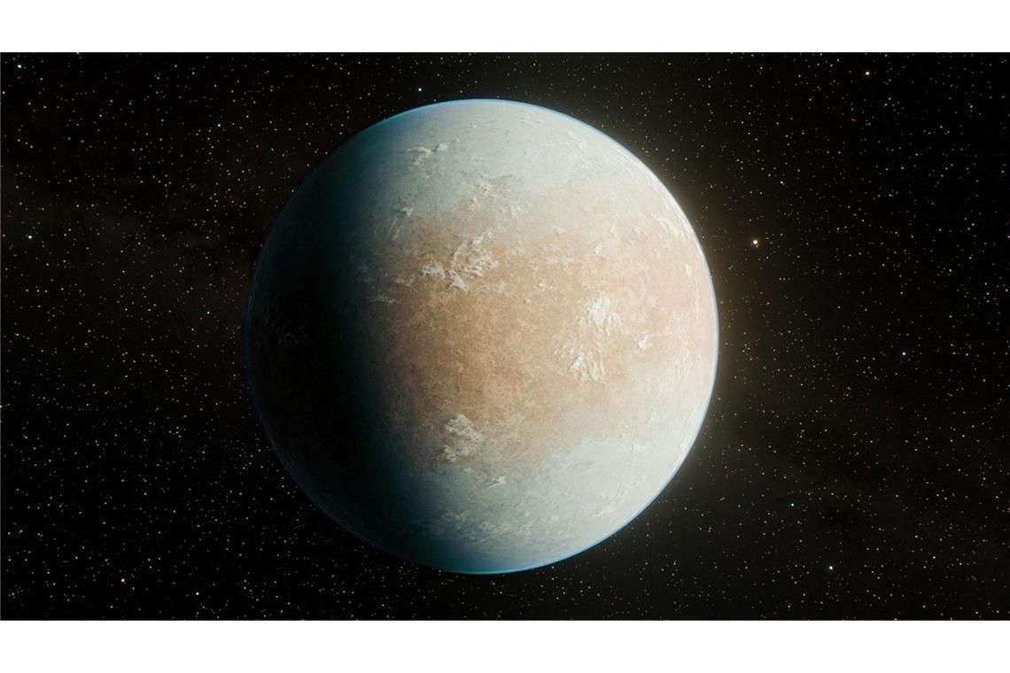 Künstlerische Darstellung des Exoplaneten HD 137010 b.