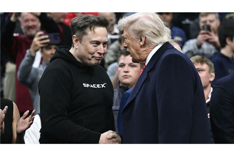 Kürzlich präsentierten sich Musk und Trump noch als Allianz.