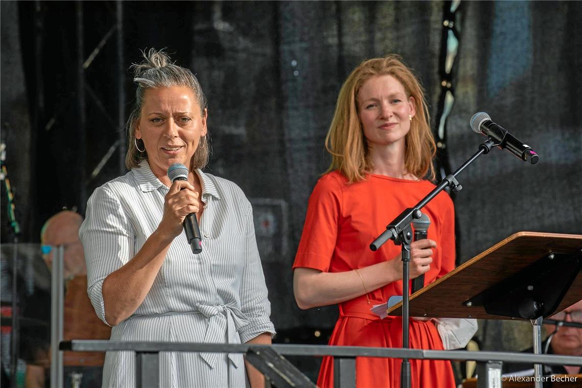 Kultursommer in Backnang auf der Marktplatzbühne.