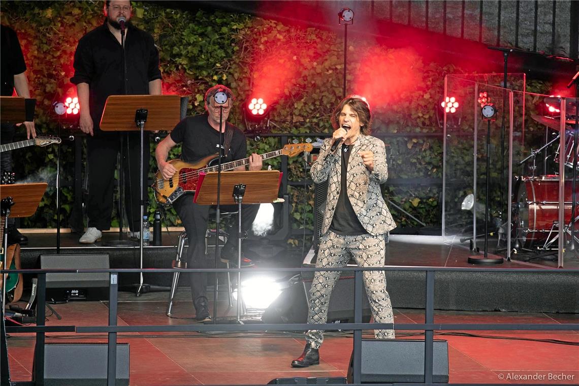 Kultursommer in Backnang auf der Marktplatzbühne.