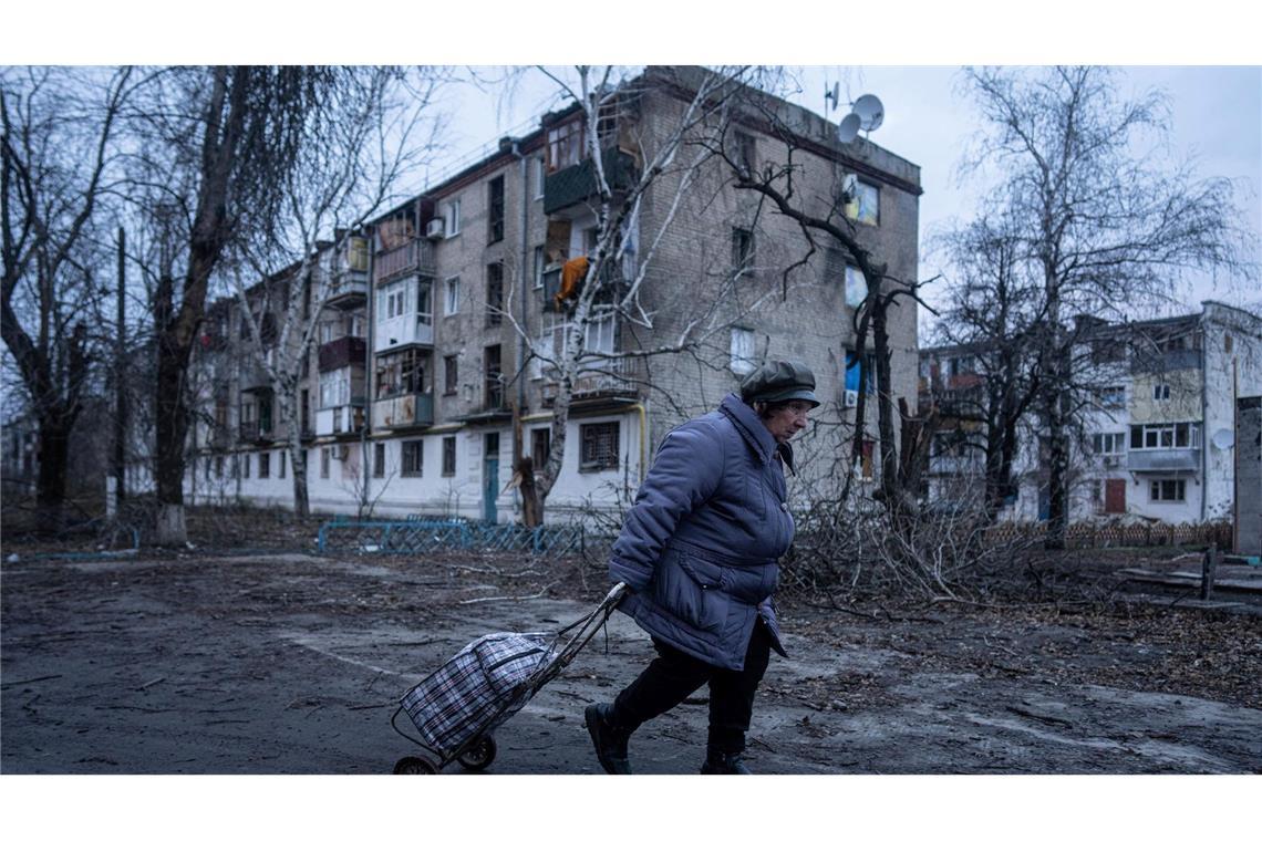 Russland greift Ukraine massiv an - Tote und Zerstörungen Kupjansk gilt als strategisch wichtiger Eisenbahnknoten. Die Ukrainer konnten das Gebiet nach monatelanger Besatzung im Herbst 2022 befreien. (Archivbild)