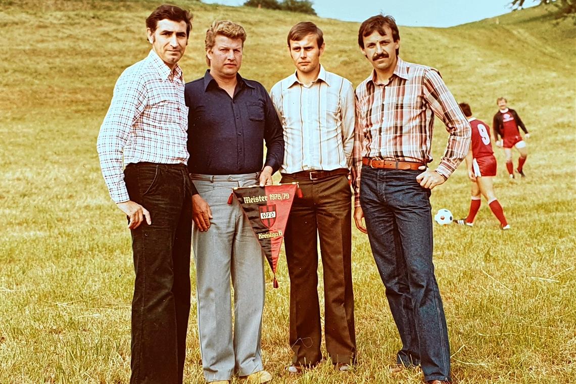 Kurt Rieger, Richard Stoppel, Horst Bauer und Günter Keil (von links) im Meisterjahr 1979. Foto: privat