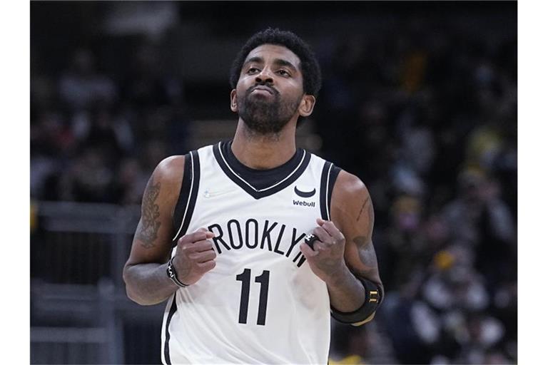 Kyrie Irving von den Brooklyn Nets steht zu seiner Entscheidung, sich nicht impfen zu lassen. Foto: Darron Cummings/AP/dpa