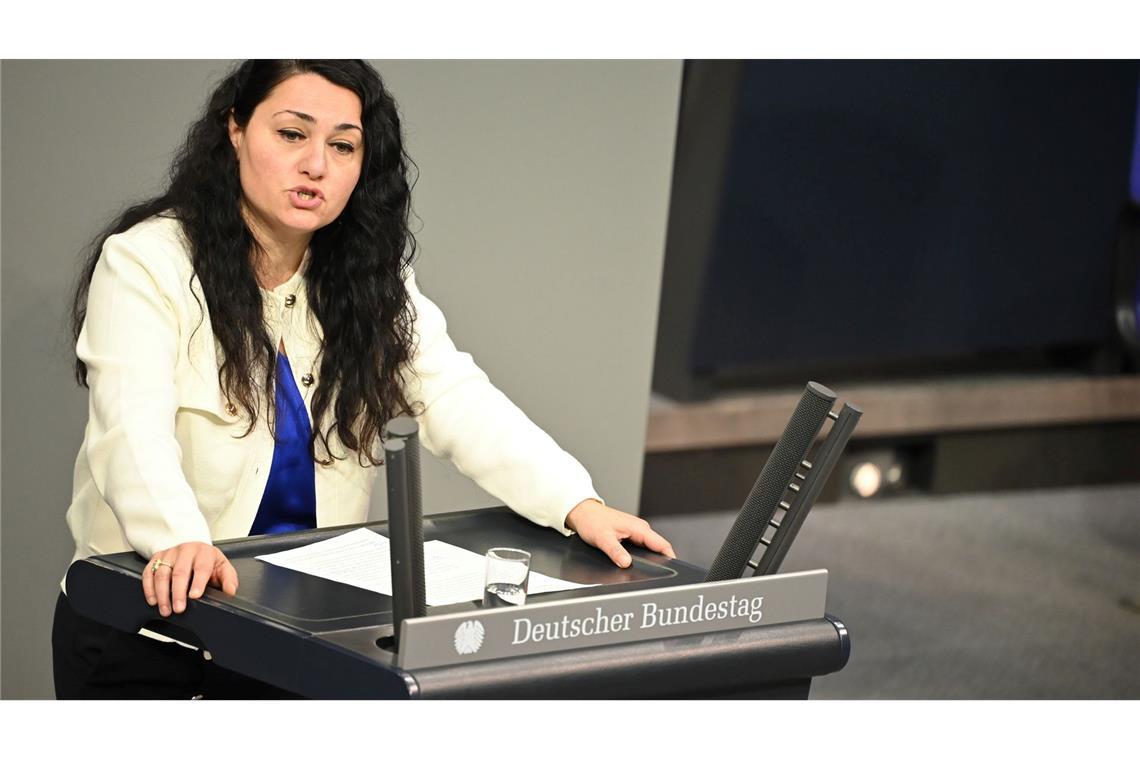 Lamya Kaddor aus Nordrhein-Westfalen ist für die Grünen seit 2021 im Bundestag. (Archivfoto)