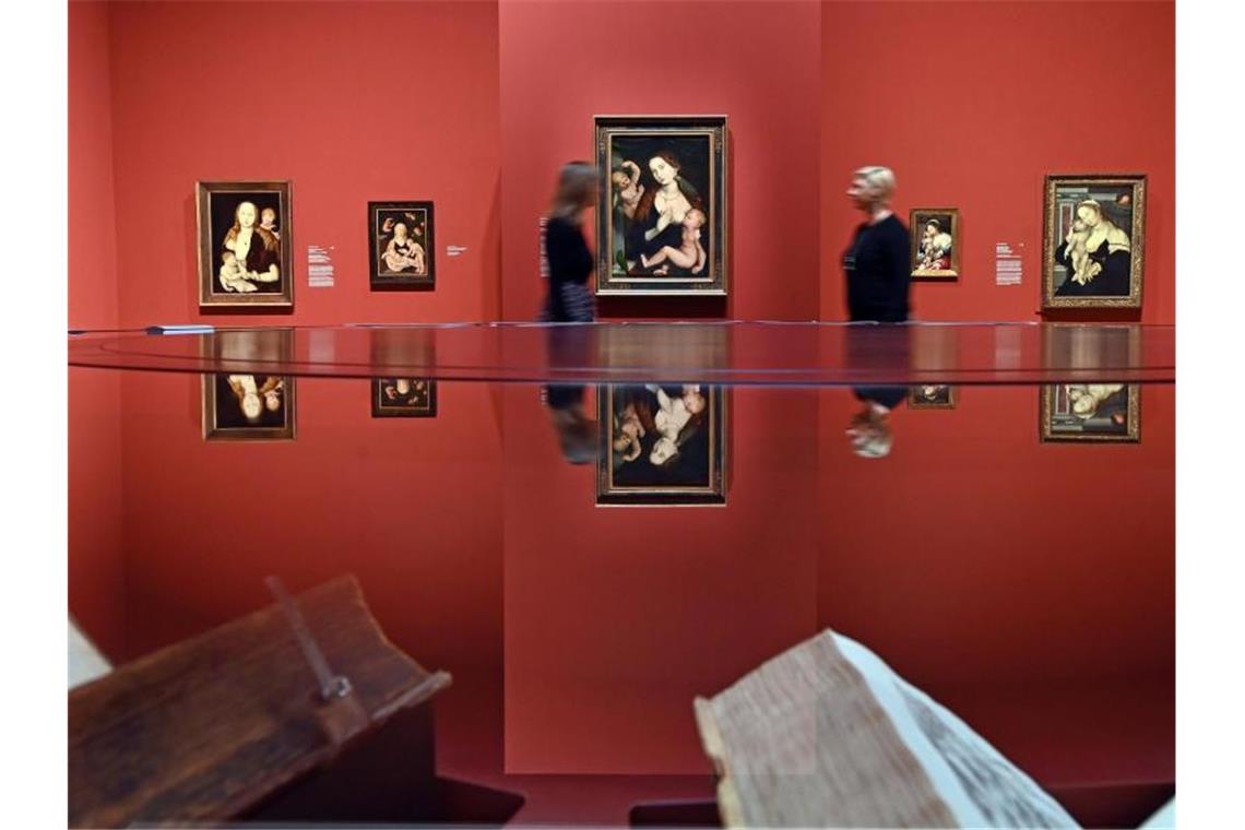 Landesausstellung „Hans Baldung Grien“ in der Staatlichen Kunsthalle Karlsruhe. Foto: Uli Deck/dpa