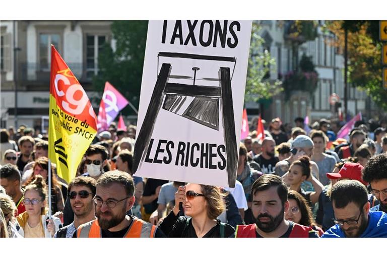 Landesweit fanden heute in Frankreich Kundgebungen und Protestaktionen statt.