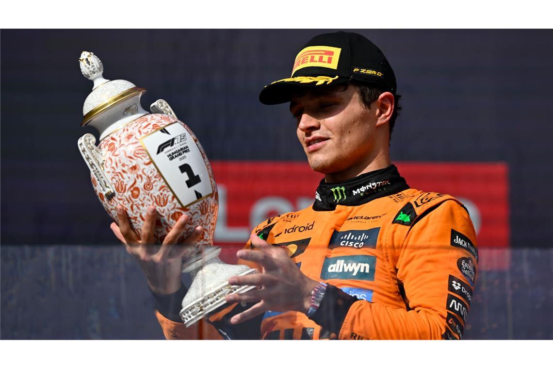 Pressestimmen zur Formel 1: "Meisterstück von Norris" Lando Norris holte sich den Sieg in Ungarn mit einer gewagten Strategie.