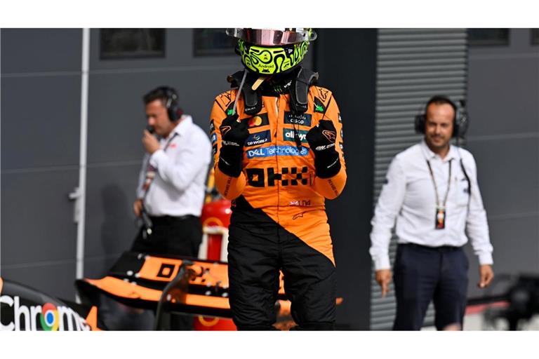 Lando Norris setzte in Ungarn auf eine gewagte Strategie und gewann.