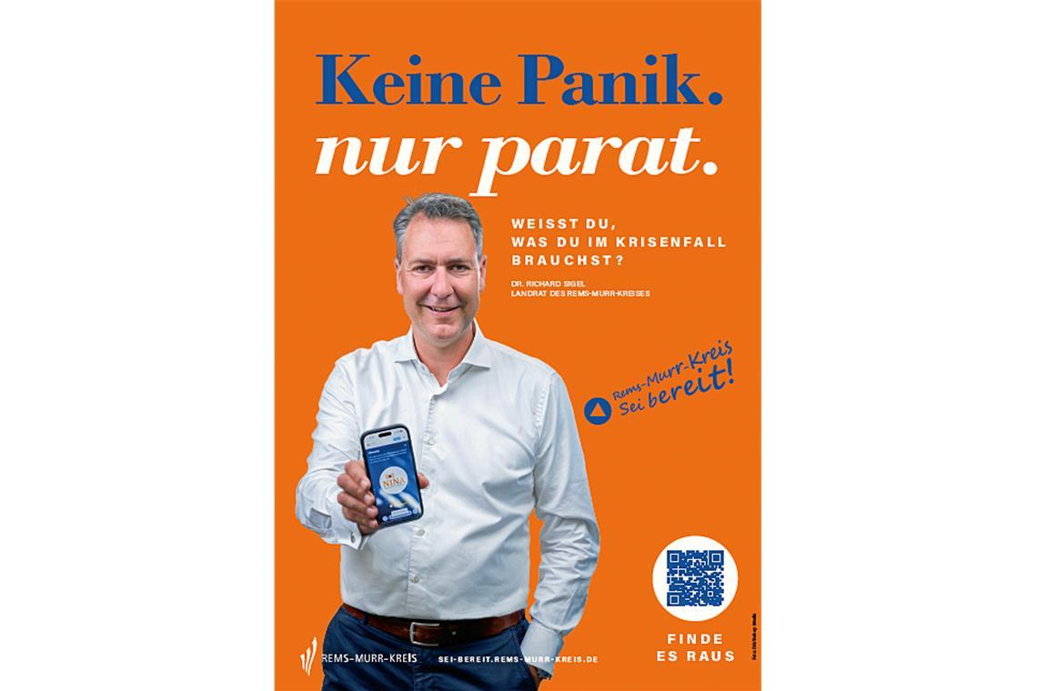Landrat Richard Sigel ist einer der Teilnehmer der Kampagne. Foto: Landratsamt