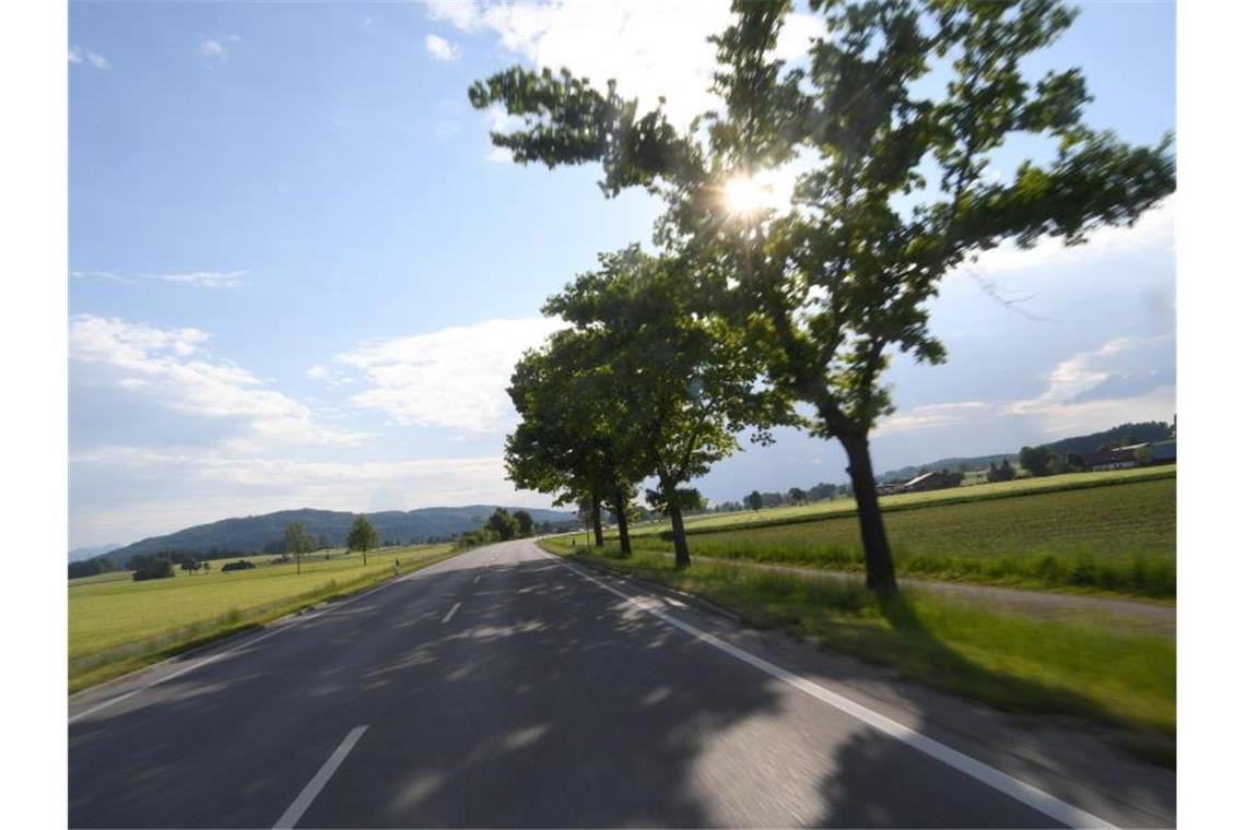 58 Prozent aller tödlichen Verkehrsunfälle auf Landstraßen Landstraße in Bayern. Foto: Felix Hörhager/dpa