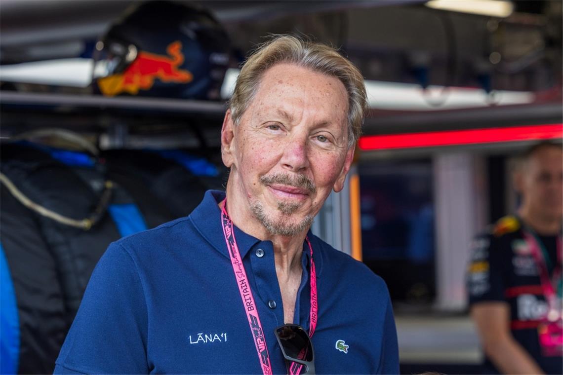 Larry Ellison: Der Oracle-Gründer verteidigt Platz 2 – sein Vermögen nähert sich der 300-Milliarden-Dollar-Marke.