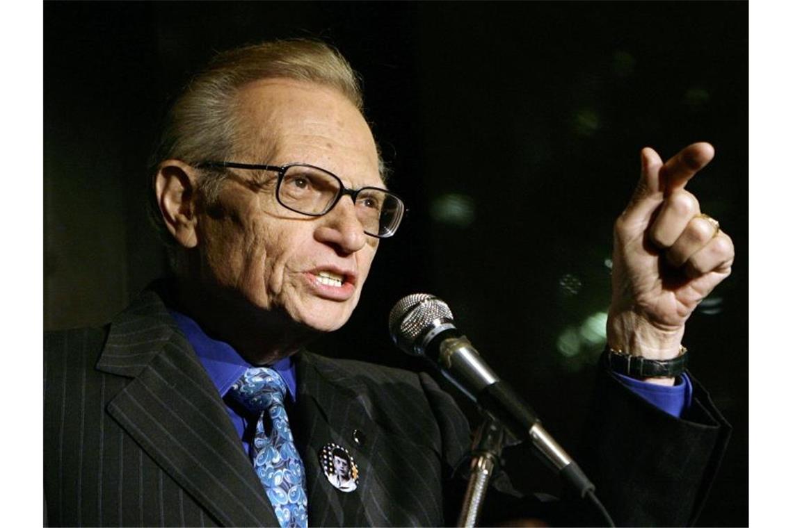 Larry King ist im Alter von 87 Jahren gestorben. Foto: Stuart Ramson/AP/dpa