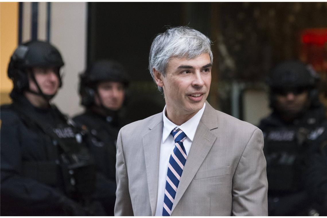 Larry Page: Googles Mitgründer hält sich stabil unter den Top 5 der reichsten Menschen weltweit.