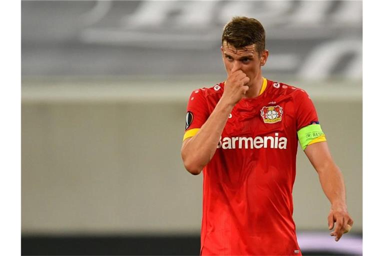 Lars Bender schied mit Bayer Leverkusen gegen Inter Mailand aus. Foto: Marius Becker/dpa