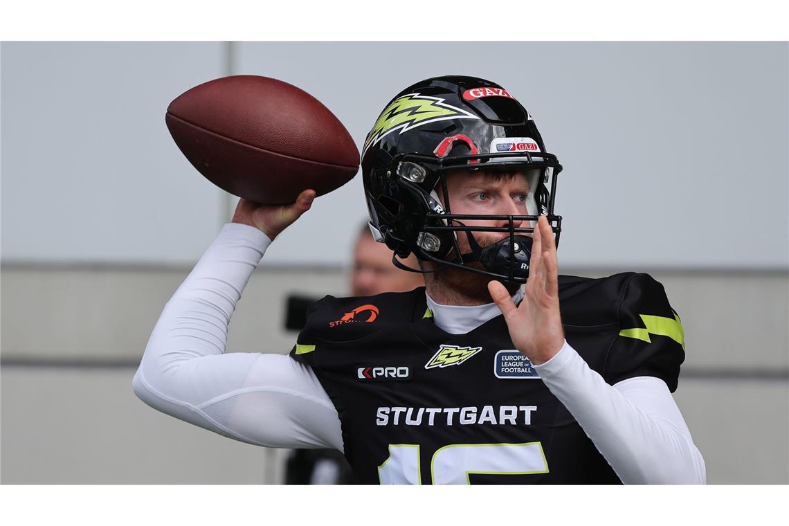 Lars Heidrich (24), Quarterback seit 2024: „Ich hätte bestimmt auch nächste Saison in Stuttgart gespielt. Ansonsten ist die Nachricht so frisch, dass ich mich zu dem Thema noch gar nicht äußern kann und will.“