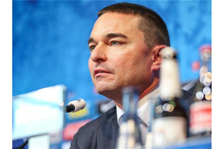 Lars Windhorst äußerst sich nicht zum Chaos bei Hertha BSC. Foto: Andreas Gora/dpa