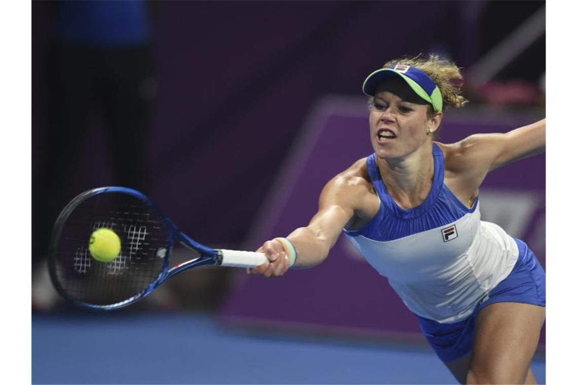 Siegemund trifft bei Tennis-Serie in Stuttgart auf Witthöft Laura Siegemund aus Deutschland in Aktion. Foto: Nikku/XinHua/dpa/Archivbild