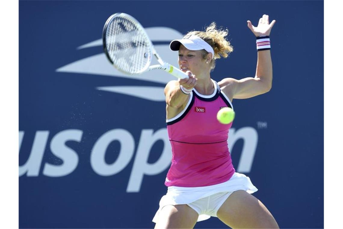 Tennisspielerin Siegemund begrüßt Erlaubnis für US Open Laura Siegemund in Aktion. Foto: Sarah Stier/AP/dpa/Archivbild