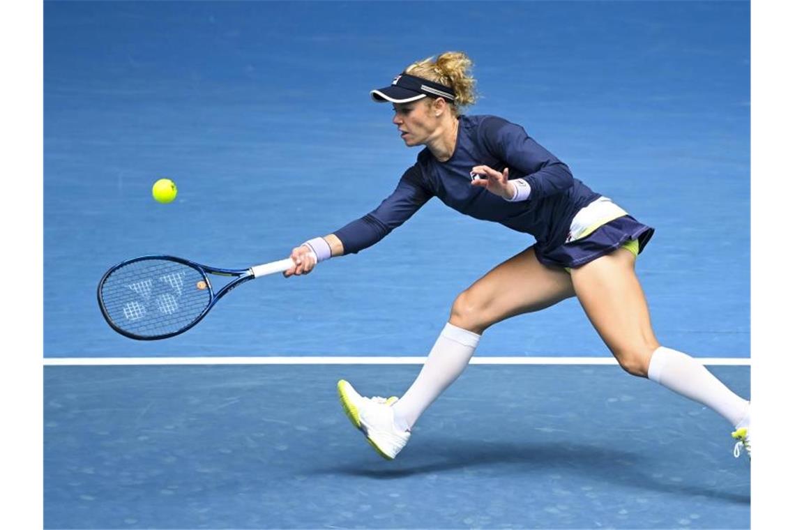 Nadal ohne Satzverlust weiter - Zverev schaut Fognini-Match Laura Siegemund in Aktion. Foto: Dave Hunt/AAP/dpa/Archivbild