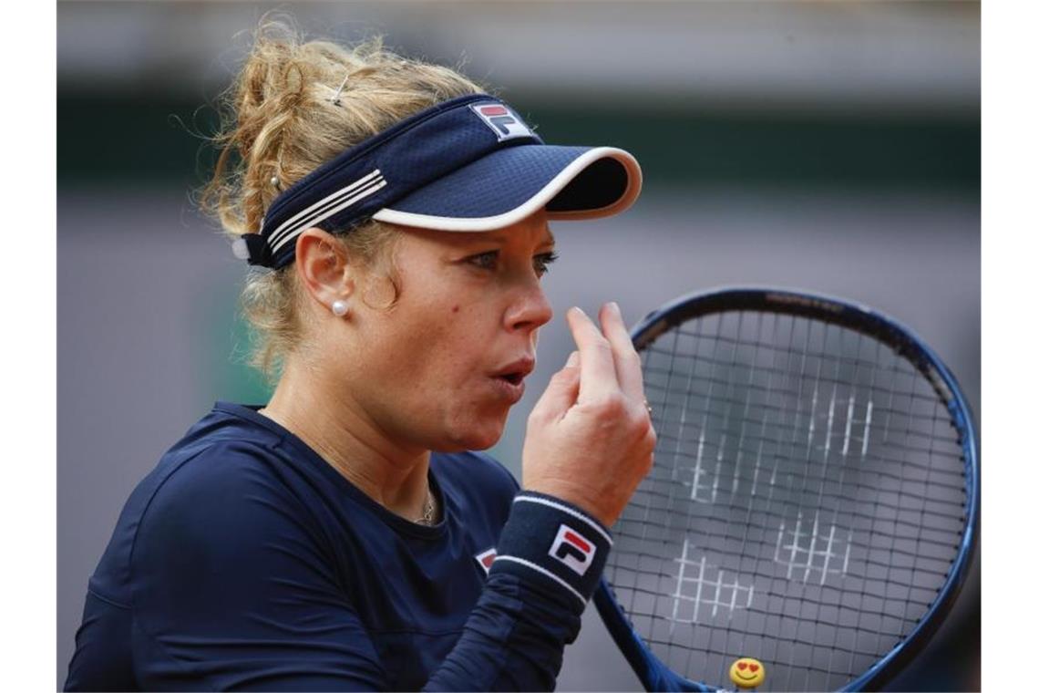 „Bissle stolz“: Siegemund verpasst French-Open-Halbfinale Laura Siegemund ist bei den French Open an Petra Kvitova gescheitert. Foto: Christophe Ena/AP/dpa