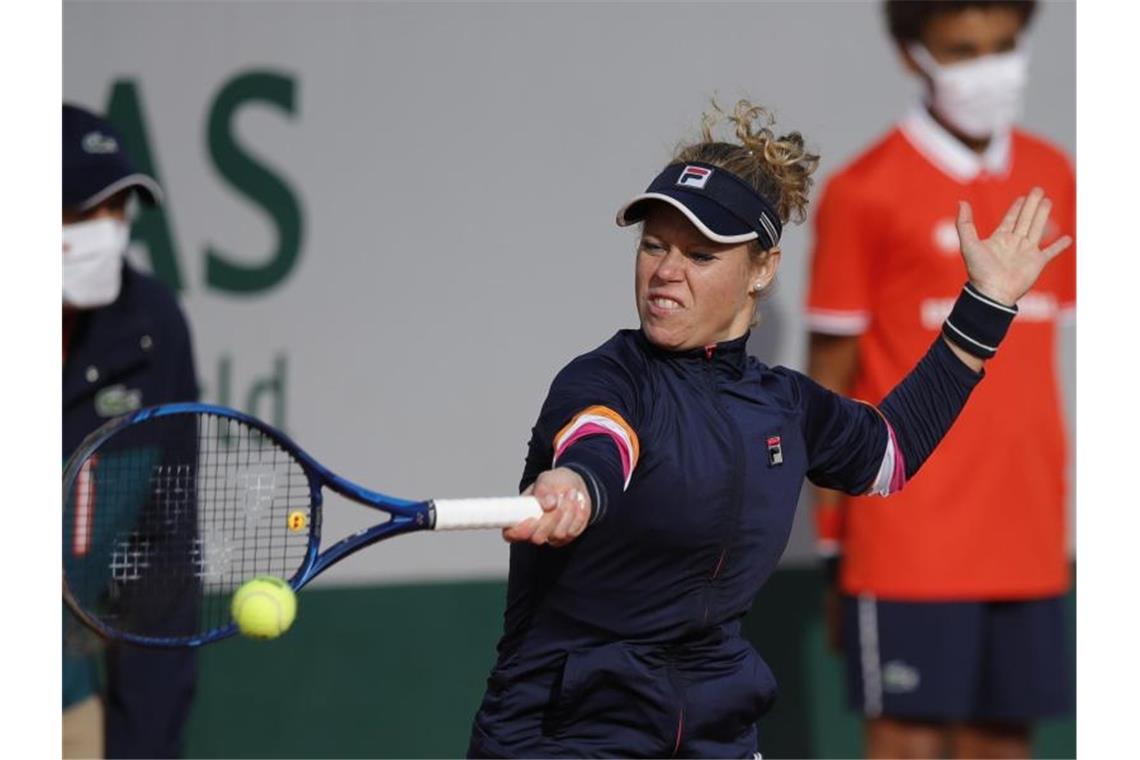 Laura Siegemund setzte sich gegen Julia Görges durch. Foto: Christophe Ena/AP/dpa