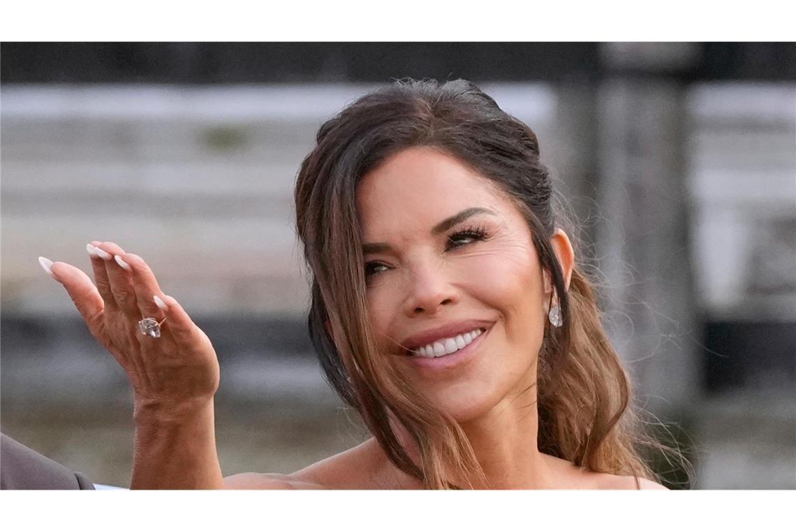 Die eigensüchtige Hochzeit der Superlative Lauren Sanchez vor der Hochzeit.