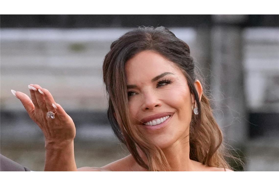 Diese Promis feiern auf der Bezos-Hochzeit Lauren Sanchez vor der Hochzeit.