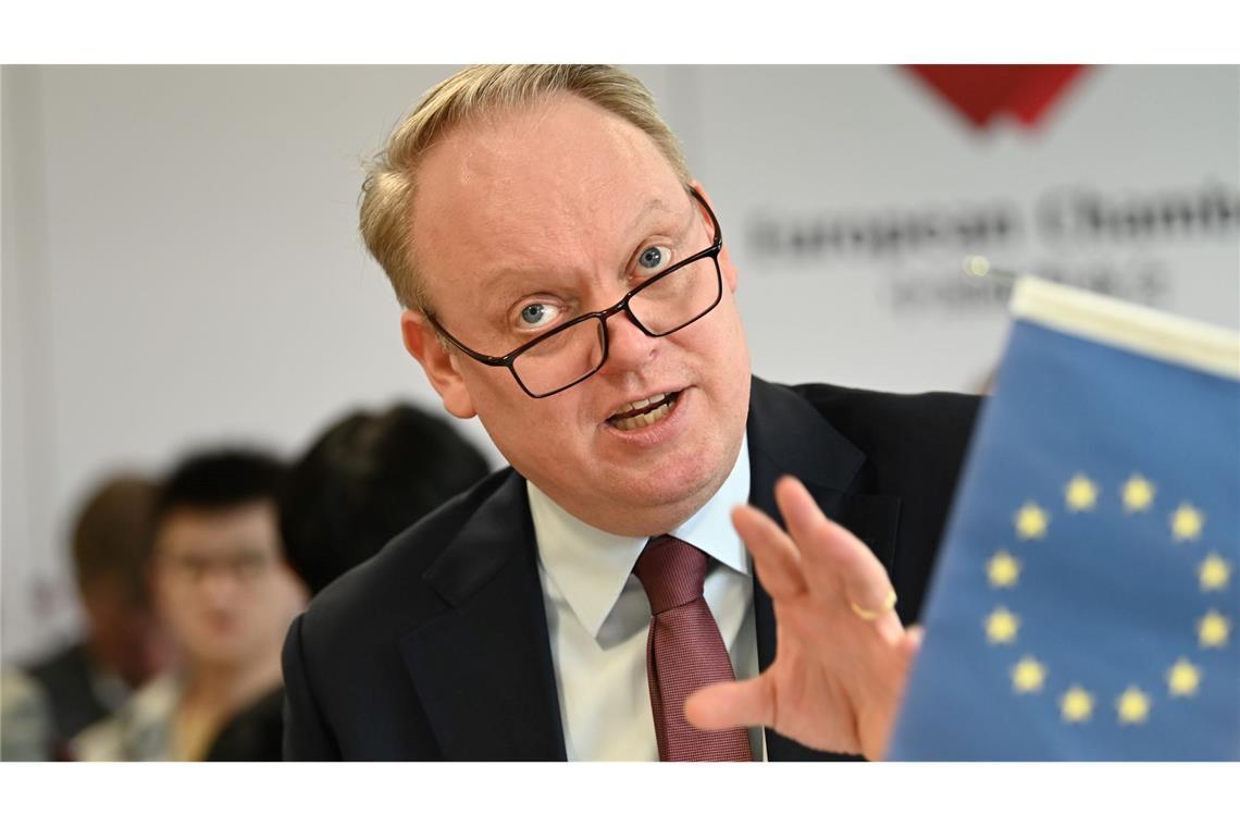 Stimmung europäischer Firmen in China erreicht Tiefpunkt Laut Kammerpräsident Eskelund müssen EU-Firmen in China härter für ihr Geld arbeiten. (Archivbild)