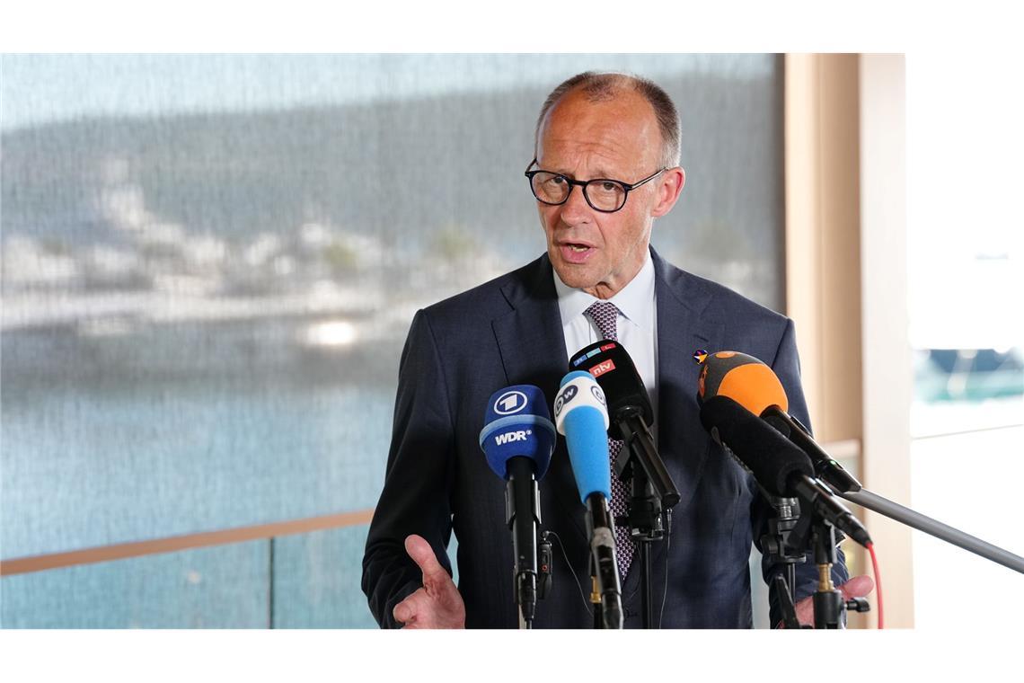 Laut Merz soll Deutschland 2035/36 erneut versuchen, einen Sitz im Sicherheitsrat zu bekommen.