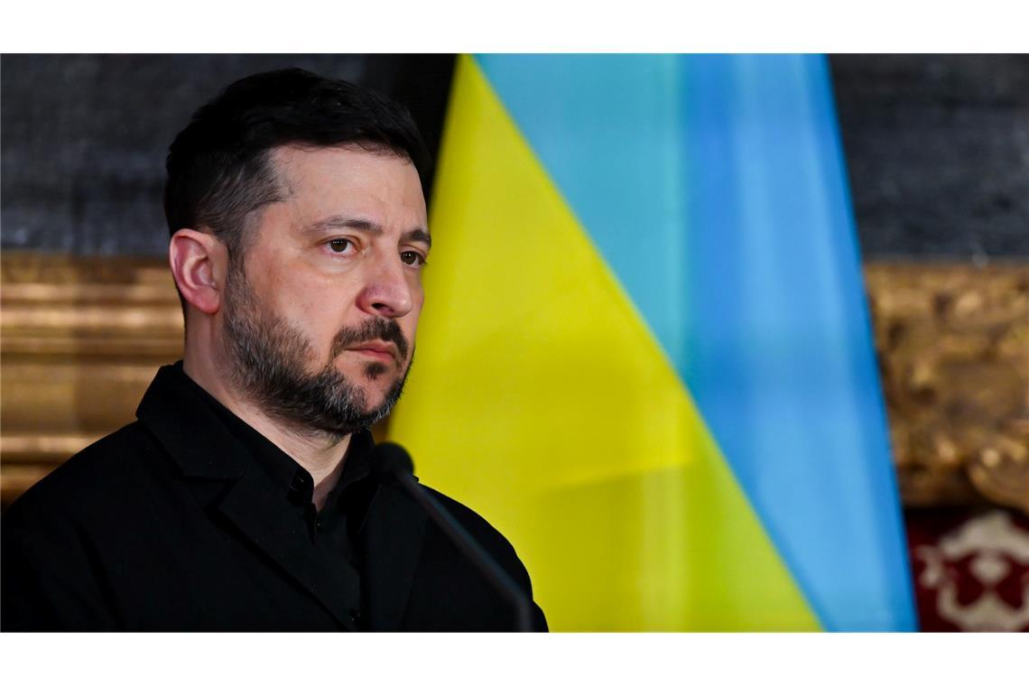 Laut Selenskyj wirkt sich der Krieg in der Ukraine auch auf sein Familienleben aus.