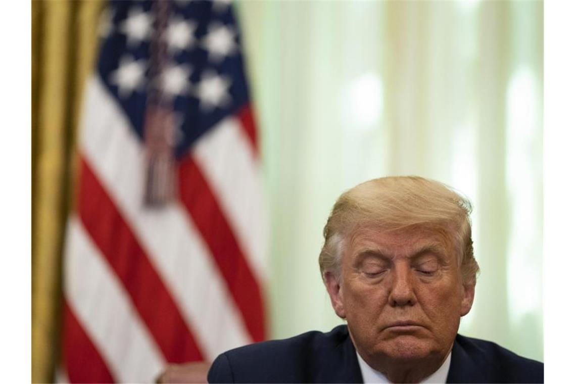 Trump: Serbien verlegt Botschaft in Israel nach Jerusalem Laut US-Präsident Donald Trump will auch Serbien seine Botschaft in Israel verlegen. Foto: Evan Vucci/AP/dpa