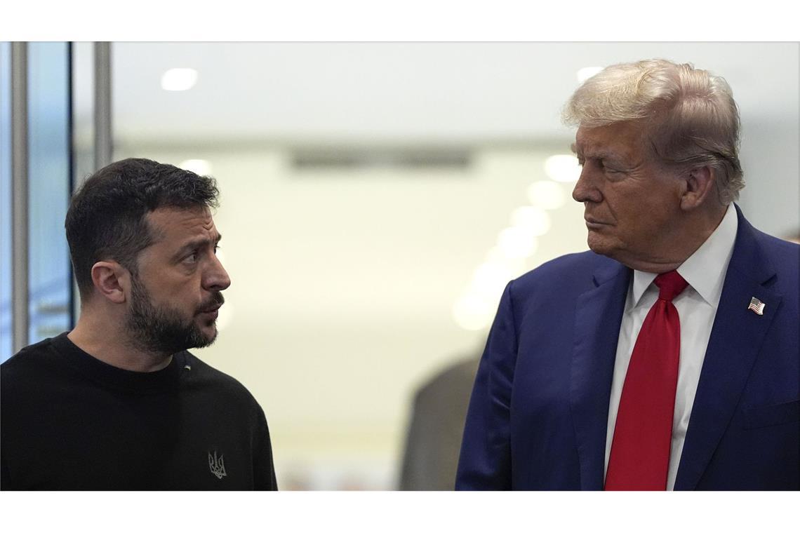 Trump gibt Selenskyj Schuld für Andauern des Krieges Laut US-Präsident Trump hätte die Ukraine „einen Deal machen können“. (Archivfoto)