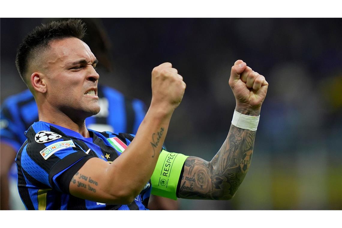 Lautaro Martínez ist in Italien derzeit der beste Torjäger. (Archivbild)