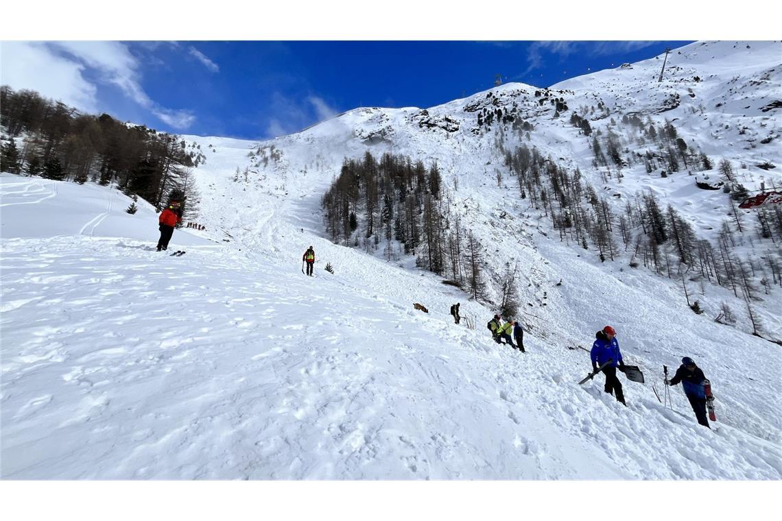 Lawinenrettung bei Zermatt (Archiv).