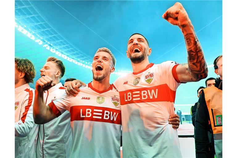 LBBW statt Winamax – der VfB  wechselt bereits beim Pokalfinale den Trikotsponsor.