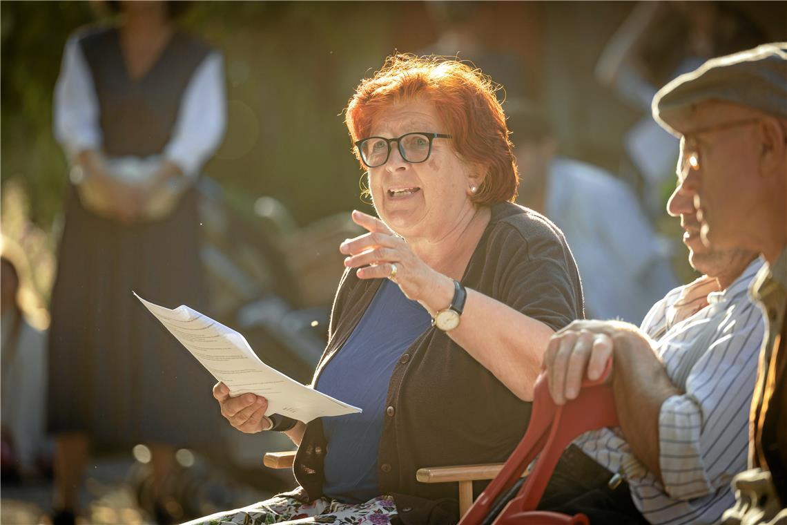Im Theater Rietenau wird die Vergangenheit lebendig Lea Butsch schreibt die Theaterstücke.