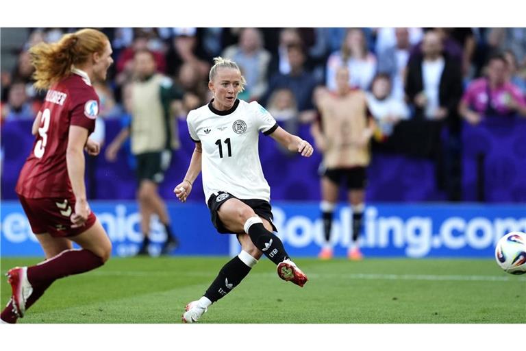 Lea Schüller erzielte das Siegtor für die deutsche Mannschaft.