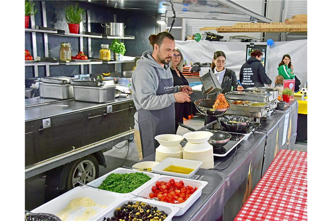 Leckere Köstlichkeiten beim Kochwerk. Leistungs- und Erlebnismesse in Backnang 2...