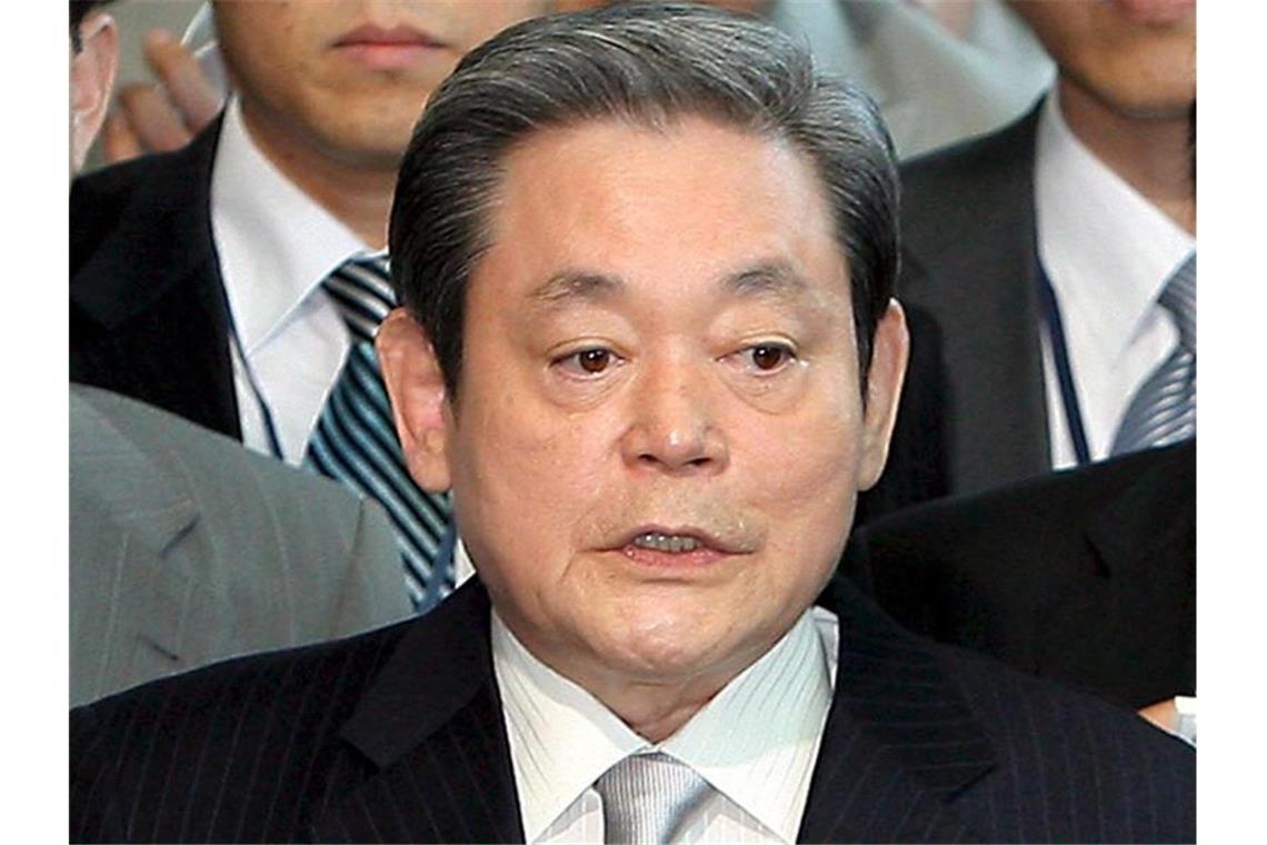 Lee Kun Hee, Vorsitzender von Samsung, ist im Alter von 78 Jahren gestorben. Foto: Yonhap/epa/dpa