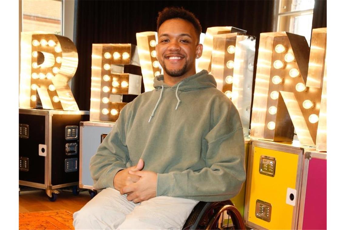 Leeroy Matata (Leeroy will’s wissen!) als Gast bei dem Screening des "YouTube Rewind" im YouTube Space. Foto: Gerald Matzka/dpa-Zentralbild/dpa