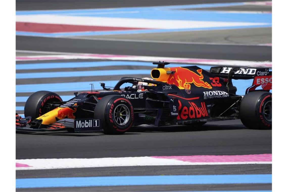 Legte auch im letzten Training in Le Castellet die schnellste Zeit hin: Max Verstappen. Foto: Francois Mori/AP/dpa