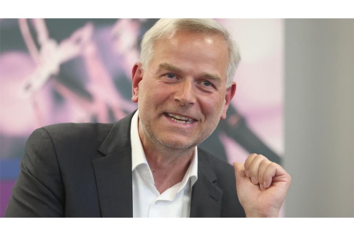 Leif-Erik Holm will mit der AfD die Landtagswahl in Mecklenburg-Vorpommern gewinnen.