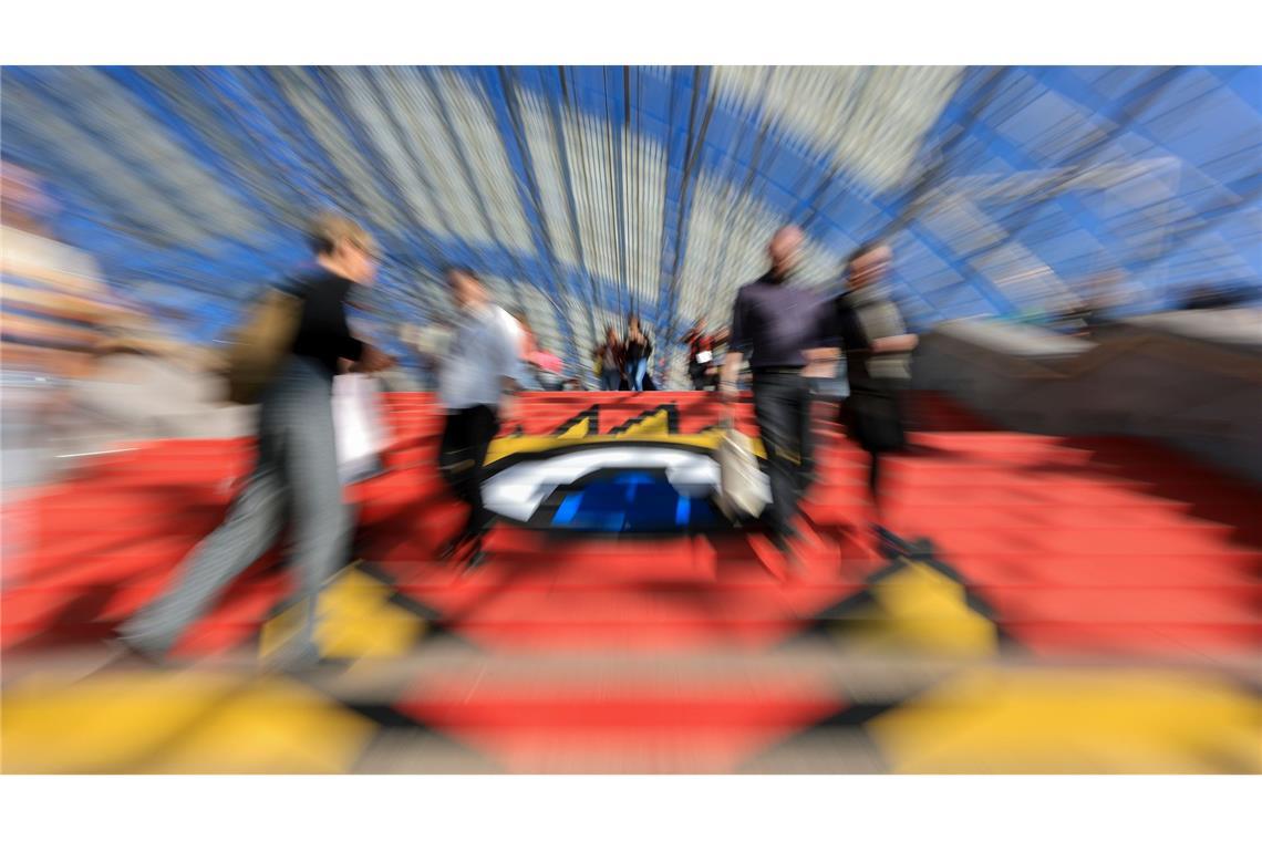 Bilder des Tages Leipziger Buchmesse 2025 - Bis zum 30.03.2025 präsentieren 2.040 Aussteller aus 45 Ländern die Neuheiten dieses Bücherfrühlings.