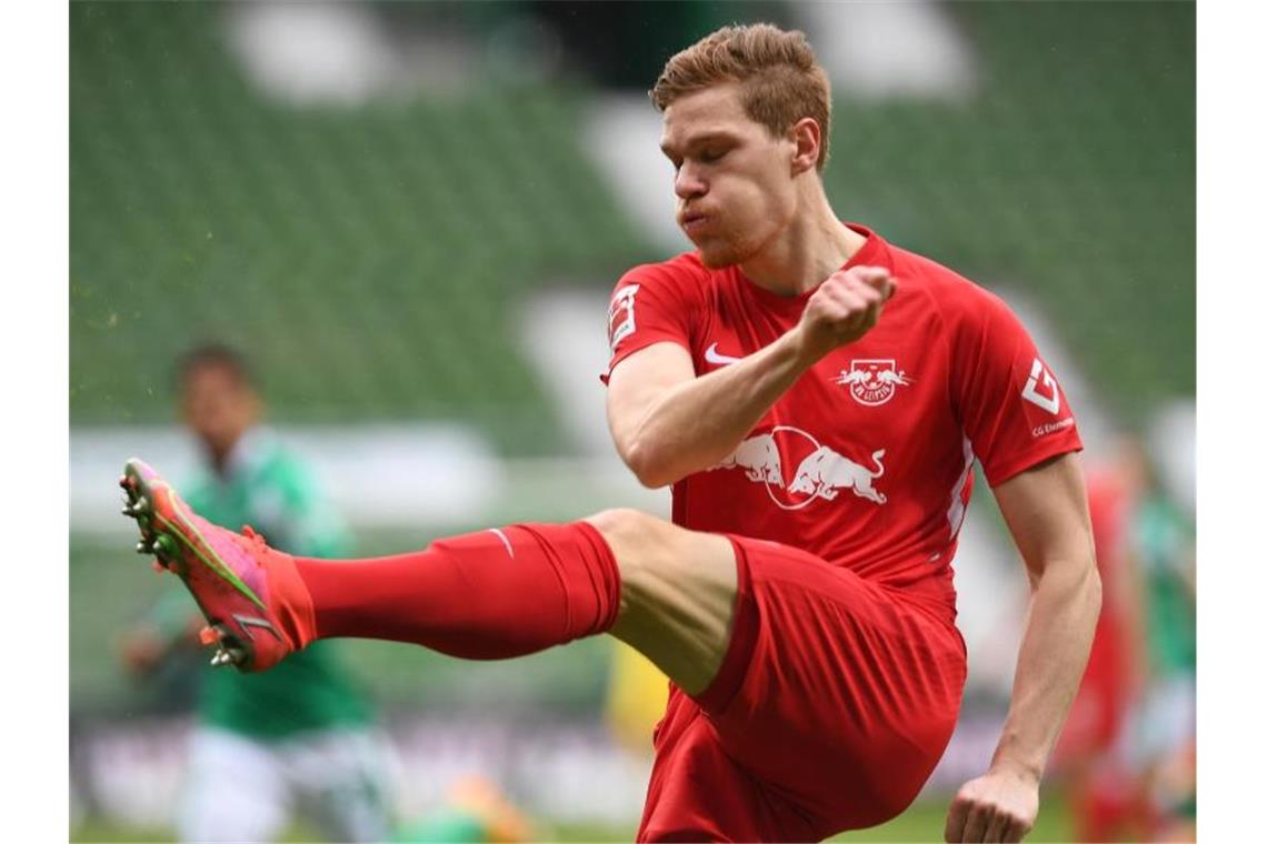 Wiedersehen in Moskau? - RB muss San Sebastián bezwingen Leipzigs Abwehrspieler Marcel Halstenberg trainiert wieder mit dem Team. Foto: Carmen Jaspersen/dpa