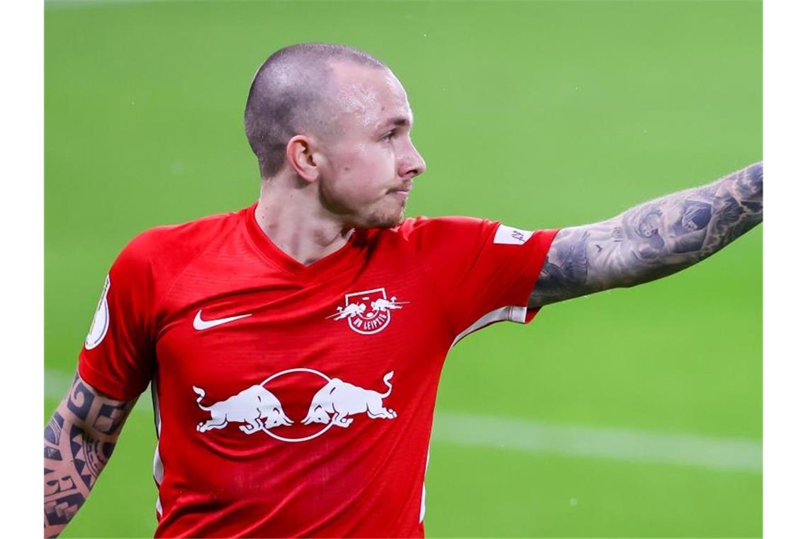 RB Leipzig erneut ohne Angeliño: Schmid vor Rekord-Einsatz Leipzigs Spieler Angelino. Foto: Jan Woitas/dpa-Zentralbild/dpa/Archivbild
