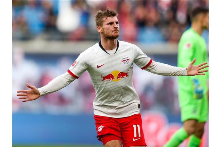 Leipzigs Spieler Timo Werner. Foto: Jan Woitas/dpa-Zentralbild/dpa/Archivbild