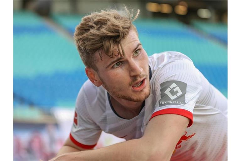 Leipzigs Stürmer Timo Werner wird mit dem FC Chelsea in Verbindung gebracht. Foto: Jan Woitas/dpa-Zentralbild-Pool/dpa